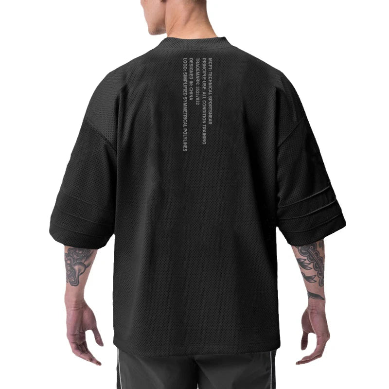 Pánské oversized volné letní tričko