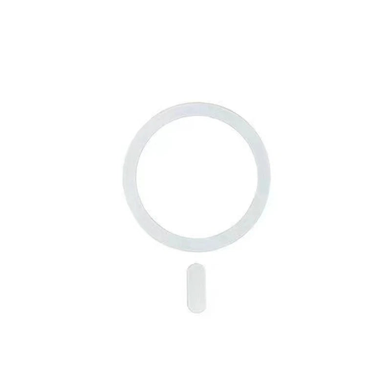 Kovový kroužek pro MagSafe – Univerzální kovová samolepka, podpora bezdrátového nabíjení, kovový plíšek pro magnetické držáky do auta.