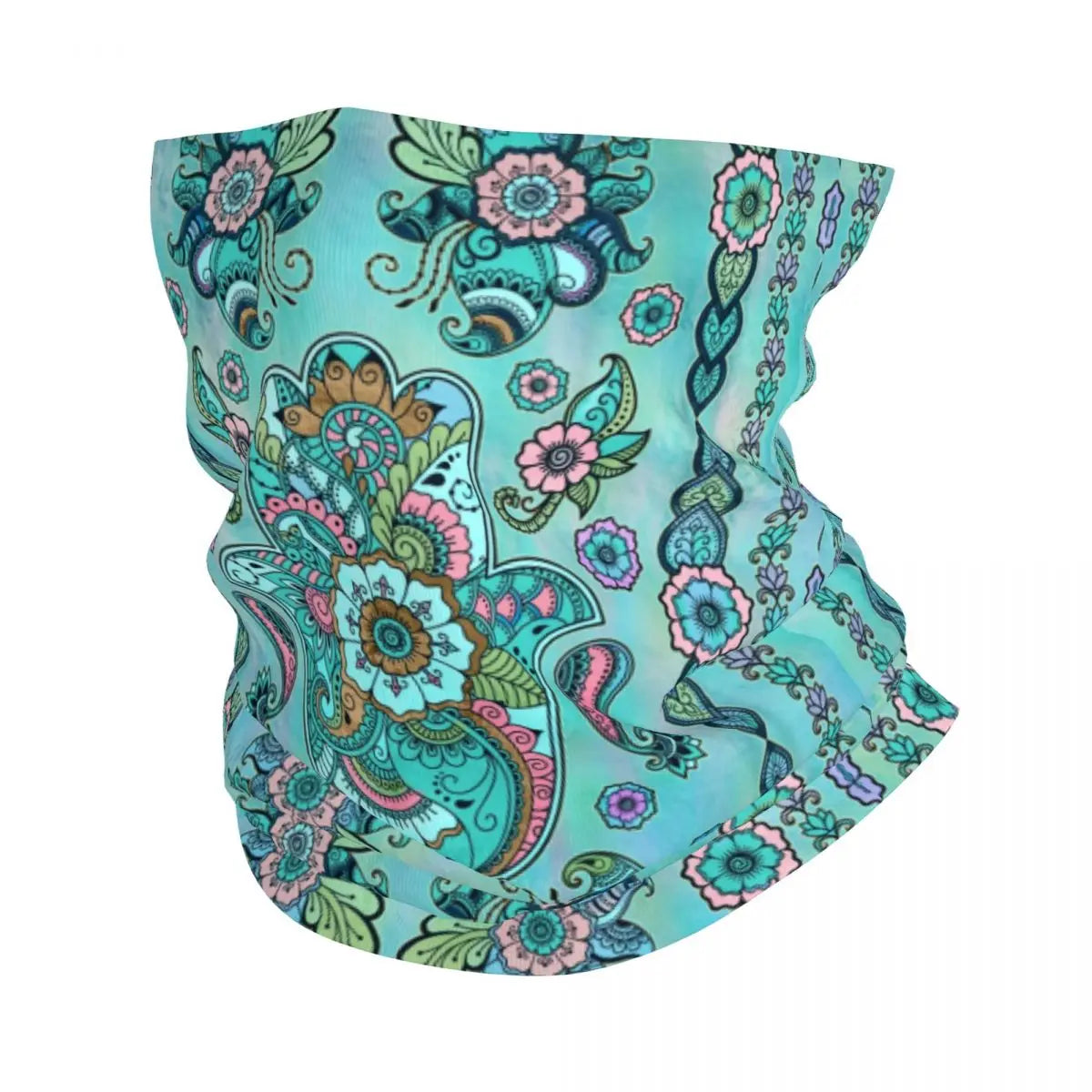 Boho nákrčník Hamsa