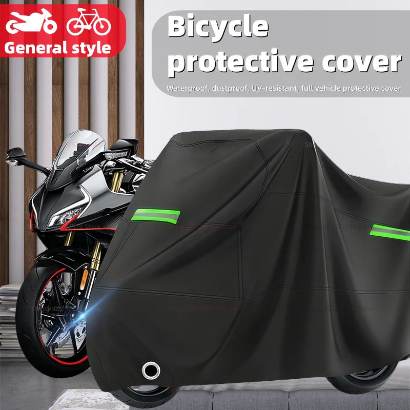 Plachta pro motocykl s reflexním proužkem