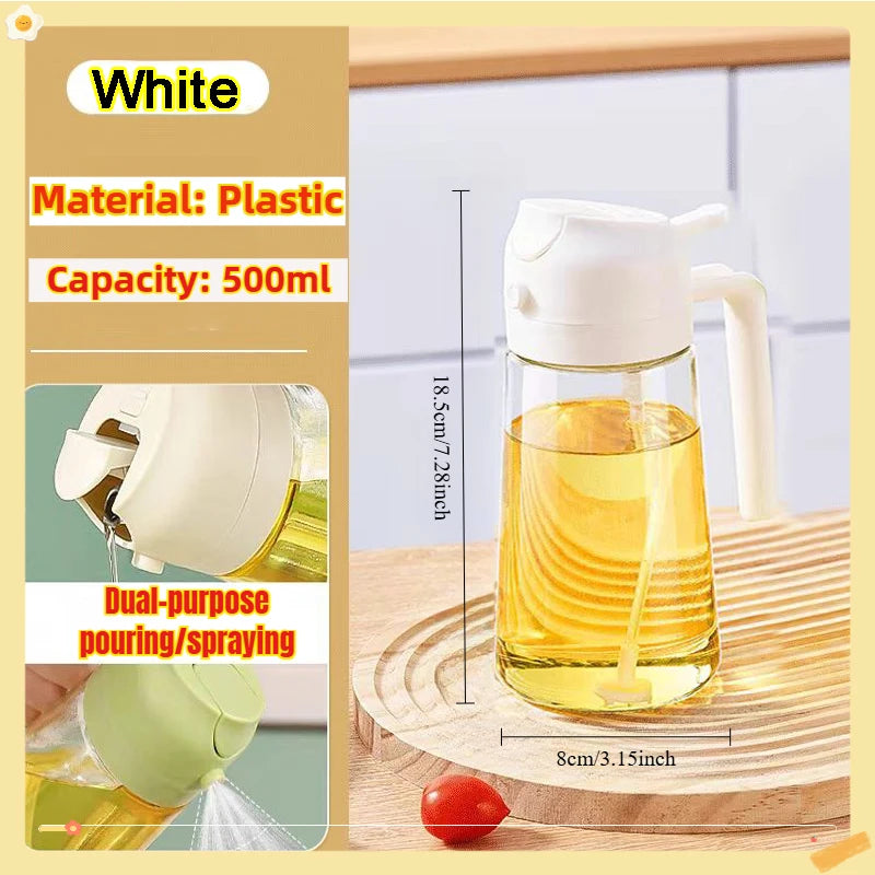 Variabilní sada pro rozprašování oleje – 200/300/500 ml & Silikonový štětec