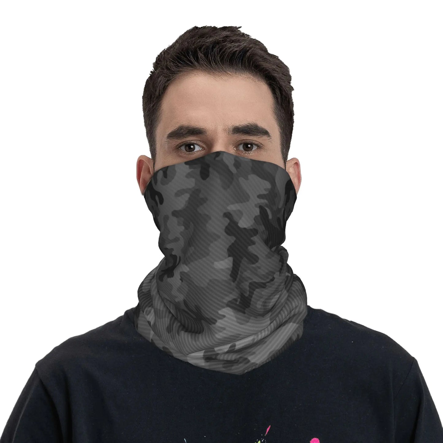 Taktický nákrčník Carbon Camo